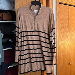 Ava & Viv Zip Up Sweater